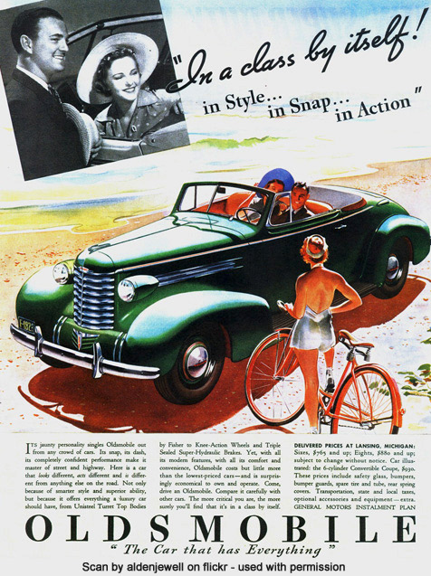 1937 Oldsmobile Ad