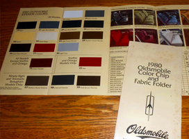Approx 1962 to 2004 Oldsmobile colors brochure captures in one .zip file.