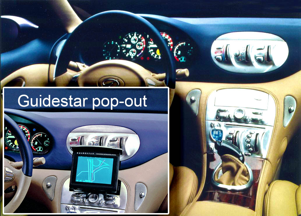 1995 Antares concept car with integrated Guidestar pop-out